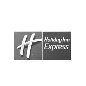 This image shows the logo of Holiday Inn Express with their signature 