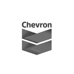 This image features the Chevron logo, showing the company's name and two overlapping V-shaped elements.